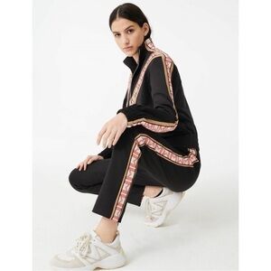 Maje Tracksuit Sporty Streetwear Bottoms in Black Size XS